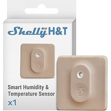 Nacario Shelly Blu H&t Mokka | Bluetooth Kontrollü Sıcaklık Nem Sensörü | Su Sıçramasına Karşı Korumalı