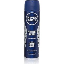 Nacario Nivea Men Erkek Sprey Deodorant Protect&care 48 Saat Anti-Perspirant Koruma 150 ml