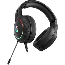 Nacario DHE-8006 Kablolu Mikrofonlu USB 7.1 Rbg Siyah Kulaklığı