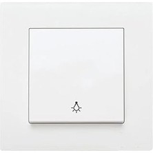 Nacario Ovivo Beyaz Light Anahtarı M+K