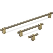 Nacario System 8942 Kulp Antik Renk 08 mm Tek Delikli T Kulp Antik Tek Ebat SSY8937 0008 Abm-Abm