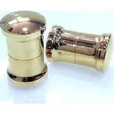 Nacario Duşakabin Cam Kapı Topuz Kulp 2 Kapaklık Tutamak Kol Topuztasarım Gold Renk