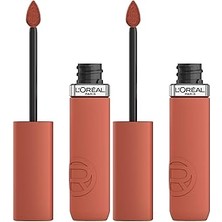 Nacario L'oreal Paris Infaillible Matte Resistance Likit Mat Ruj - 115 Snooze Your Alarm (2 Paketi)