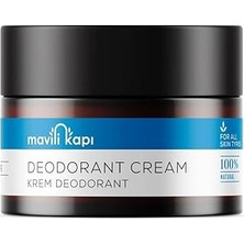 Nacario Mavili Kapı Krem Deodorant -%100 Doğal - Ter Kokusuna Karşı - 30ML