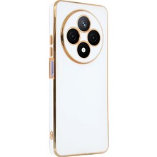 Renas Store Newface Xiaomi Redmi 14C Kılıf Volet Silikon - Beyaz