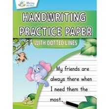 Nacario Independently Published Handwriting Practice Paper With Dotted Lines