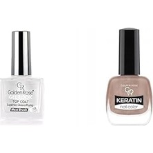 Nacario Gel Look Top Coat & Oje Seti