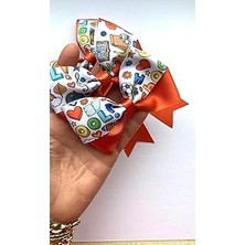 Nacario Back To School Okula Dönüş Turuncu Ikili Kız Çocuk Tokası