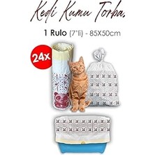 Nacario Rosie Kumu Torbası, Poşeti, 85X50CM, 7' Li 24 Rulo