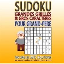Nacario Sudoku Pour Grand-Pere - 100 Grandes Grilles & Gros Caracteres