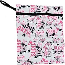 Nacario Yorni Supermom Su Geçirmez Bebek Kirli Bez Kıyafet Islak Mayo Çantası Torbası (43X46 Cm)