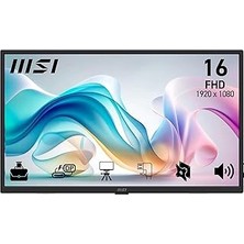 Nacario Msi 15.6 MP165 E6, Kurumsal Portatif Monitör, Fhd, Flat, 16:9, Ips, 60Hz 4ms