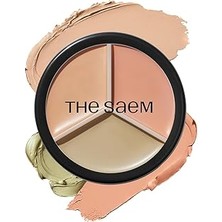 Nacario The Saem Cover Perfection Triple Pot Concealer 01 Correct Beige