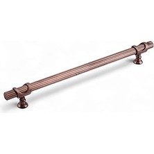 Nacario Arsin Çizgili 320 mm Antik Bakır Metal Mobilya Çekmece Dolap Kapak Kulpu Dayanıklı Kulpları
