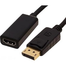 Nacario Display Port To Hdmı Kablo -Display Erkek HDMI Dişi Kablo 1m