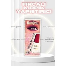 Nacario Siyah Güçlü Fırçalı Suya Dayanıklı Kirpik Yapıştırıcı- 10ML Kirpik Yapıştırıcı & Eyelash Glue