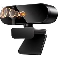 Nacario Coverzone Webcam 4K Konferans Kamera Gizlilik Bandı Dahili Mikrofon Chat Görüntülü Sohbet Yayın Kam