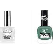 Nacario Gel Look Top Coat & Oje Seti
