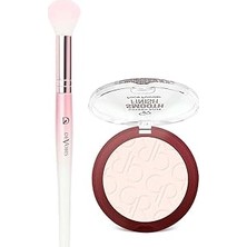 Nacario Devobis Precision Face Brush - Hassas Yüz Fırçası Smooth Face Powder No: 201 Seti