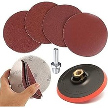 Nacario Cırt Zımpara Seti + Matkap Aparatı 115 mm (17 Parça)