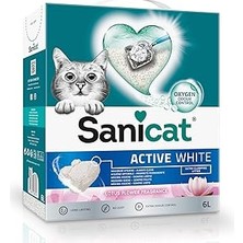 Nacario Sanicat White Lotus Çiçeği Topaklanan Kumu 6l