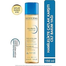 Nacario Atoderm 2-In-1 Body Oil Hamileler Için Çatlak Önleyici Nemlendirici Besleyici Cilt Bakım Y