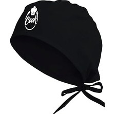 Nacario Unisex Siyah Şef Aşçı Özel Bone
