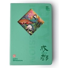 Nacario Ecrou 3D Panda Temalı Defter