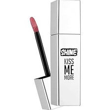 Nacario Kalıcı Parlak Likit Ruj (Koyu Gül Kurusu) - Shine Kiss Me More Lls - 004 Fall - 868253