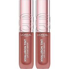 Nacario L'oreal Cosmetics Hyaluron Lip Tint - 485 Nude Espresso (2 Paketi)