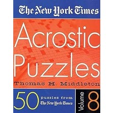 Nacario The New York Times Acrostic Puzzles Volume 8