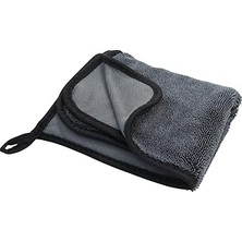 Nacario Mikrofiber Burgu Loop Temizlik Bezi – 40X60 cm Yumuşak Kumaş Kaput Kurulama Havlusu 1 Adet