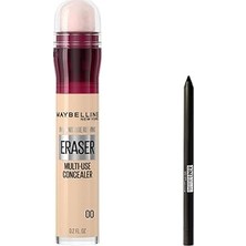 Nacario New York Instant Anti Age Eraser Kapatıcı - 00 Ivory & Tattoo Mini Jel Göz Ka