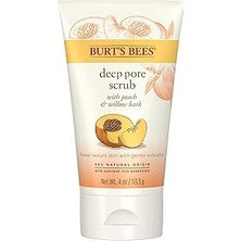 Nacario Burt's BEES%100 Doğal Derin Gözenek Temizleyici Peeling Şeftali & Willow Bark - Peach Willow Bark D