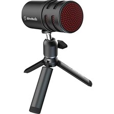 Nacario Avermedia Akış, Podcast Oyun Için USB Mikrofon, Kardioid Desenli, Tripod Standı, Kulaklık