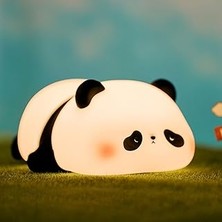 Nacario Vtiger Panda Gece Lambası, LED Yumuşacık Sevimli Lamba, Çocuklar Için Gece Lambası, Silikon Panda I