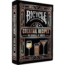 Nacario Bicycle Kokteyl Oyun Kartları, Eski Moda, Margarita, Moskova Katırı, Daiquiri Mojito Kokteyl Tar