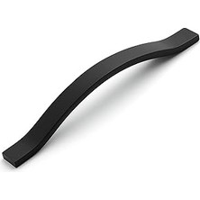 Nacario Sümbül Kulp 256 mm Siyah Metal Mobilya Kulpu Mutfak Dolabı Çekmece Kolu Dolap Kapak Kulpları