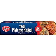 Nacario Roll-Up Pişirme Kağıdı 37CM x 50 M 1 Adet Beyaz