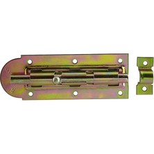 Nacario Mavzer Sürgü No:14 Kilit Kadmiyum 42X135 mm Sürgülü Kapı Pencere Emniyet Kilidi Sürgüsü