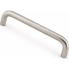 Nacario Özen Metal (128 mm - 12.8 Cm) Saten Renk Mobilya Mutfak Çekmece Dolap Kapak Kulbu Kulpu Kulpları