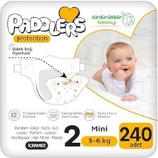 Nacario Paddlers Protection Bebek Bezi 2 Numara (240 Adet) Bakım Örtüsü Seti