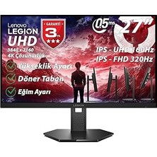 Nacario Legion 27U-10 27" 0.5 Ms (Mprt) Uhd:160Hz, Fhd:320Hz (2xhdmi-Dp) G-Sync, Amd Freesync Premiu