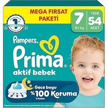 Nacario Aktif Bebek Mega Fırsat Paketi 7 Beden 54 Adet