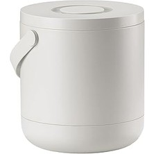 Nacario Zone Circular Kovası, Çap: 31,5 x 31 cm - 15 Litre, Sıcak Gri