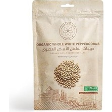 Nacario Holistic Corner Organik Beyaz Karabiber Tane | Whole White Peppercorns | 85G
