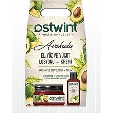 Nacario Ostwi̇nt Krem+Losyon Set Avokado 300ML+100ML Kofre