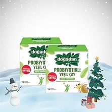 Nacario Dogadan Yılbaşı Paketi Probiyotikli Yeşil Çay Açai Ananaslı 14'lü x 2