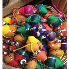 Nacario Nostaljik Ahşap Oyuncak Topaç 5li Demet