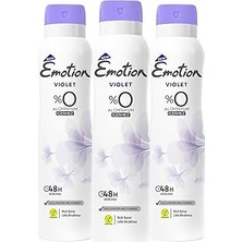 Nacario Emotion Violet Kadın Deodorant 3X150ML